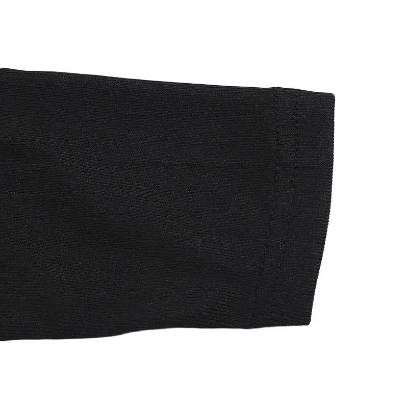Trendiges Langarm-T-Shirt mit Knöpfen 2026 Neue Spicy Girls Figurbetonte Schlankmachende Basic-Oberteile Vielseitige Lässige O-Ausschnitt Einfarbige T-Shirts – Detail 8