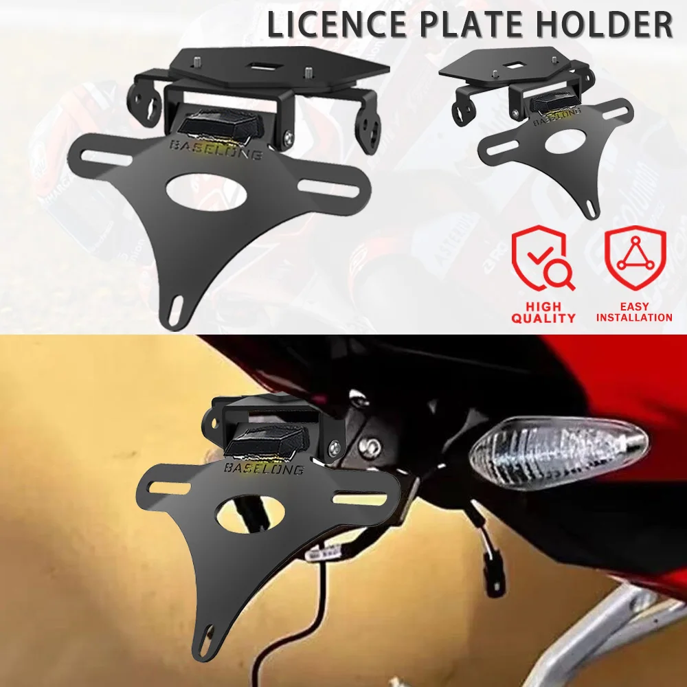 

2026 Rear Tail Tidy Fender Eliminator Kit License Plate Holder Bracket For BMW S1000RR M Sport M1000R M1000RR Motorcycle Parts