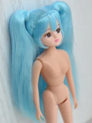 new arrival school Licca doll body with head girl toys with long hair #4