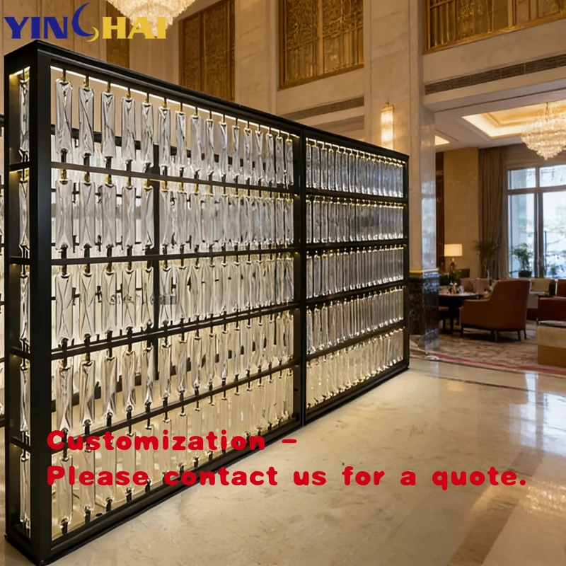 custom.Modern Designs Mounted Steel Glass Room Screen Divider Partitions Folding Wall Soundproof Partition Living Room Divider