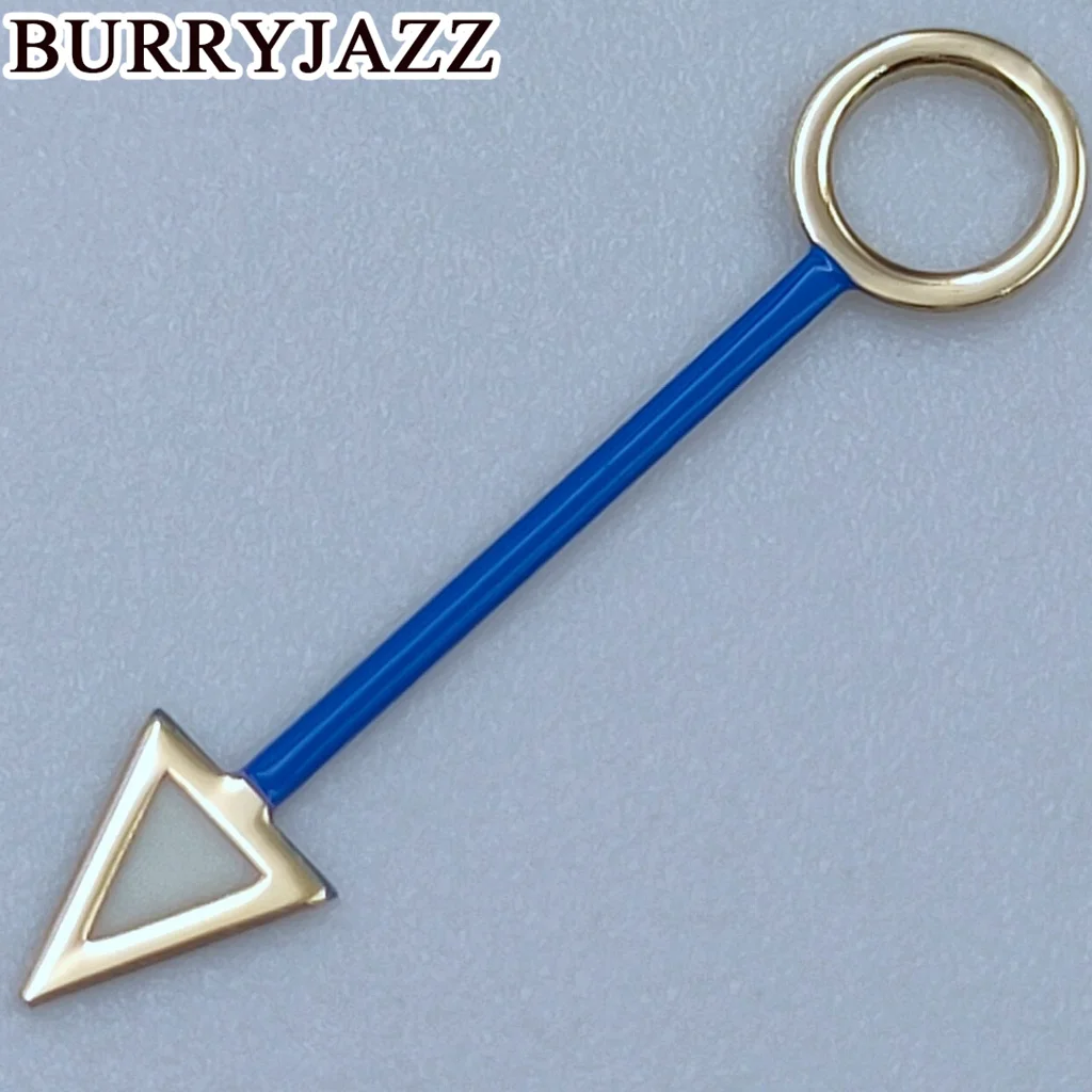 Burry jazz Silber Gold Roségold Schwarz Blau Grün Lila Braun Uhrzeiger Leuchtende Zeiger passen nh34 gmt Bewegungen – Detail 8