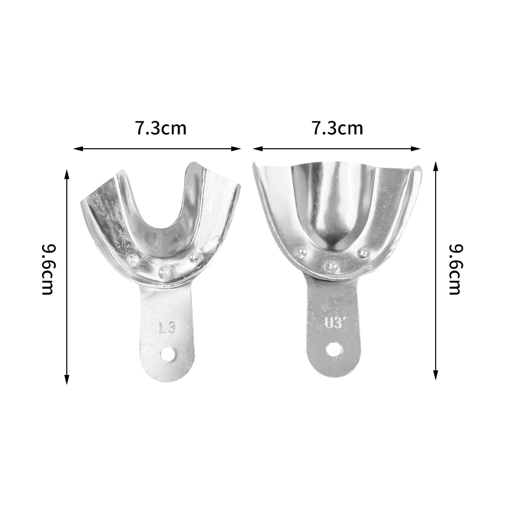 Moule en plâtre pour empreintes dentaires, sans trou, 10 pièces/ensemble, outils de laboratoire, autoclavable