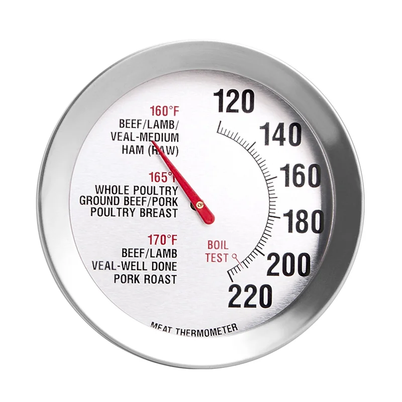 A74G-For Cooking Food Thermometer, Stainless Steel Meat Thermometer, Temperature Probe For Baking, Candy, Oil, Steak, Turkey
