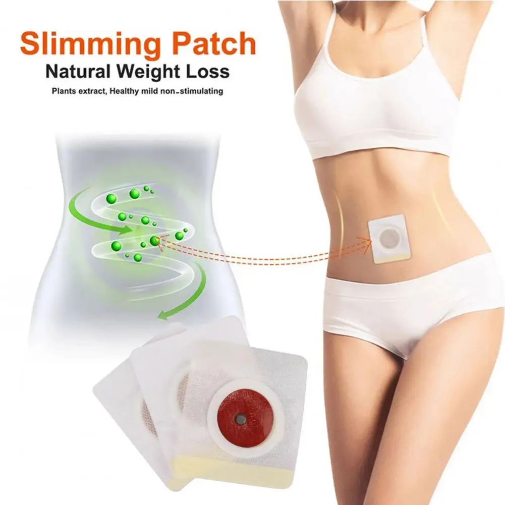 30Pcs/60Pcs Useful Slimming Patch Cellulite Fat Burn Navel Sticker Tender Fat Patch No Side Effects for Adult