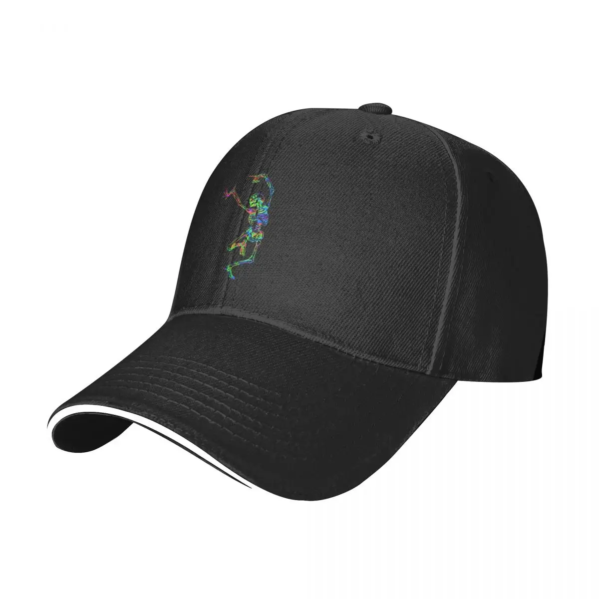 Dance With PSYCH Death (on black) Baseball Cap Golf funny hat derby hat Baseball For Men Women's