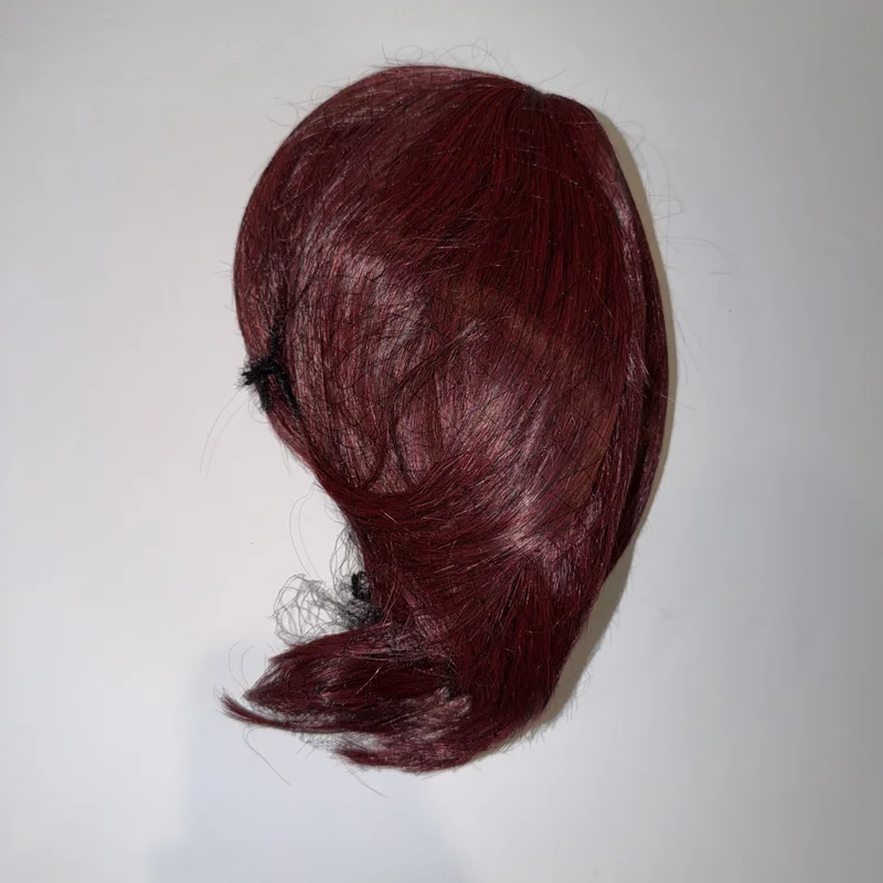 Short Burgundy Red Layered Wig Synthetic Costume Fashion Cosplay Women’s Wig