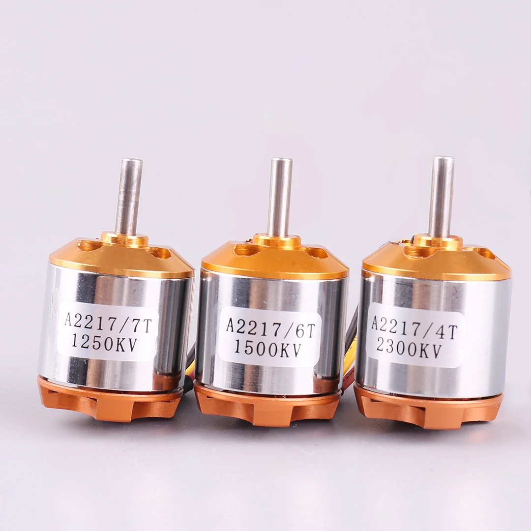 A2217 2217 1250KV 1500KV 2300KV Outrunner motore Brushless per aereo RC aereo Quadrocopter Multi-elicottero