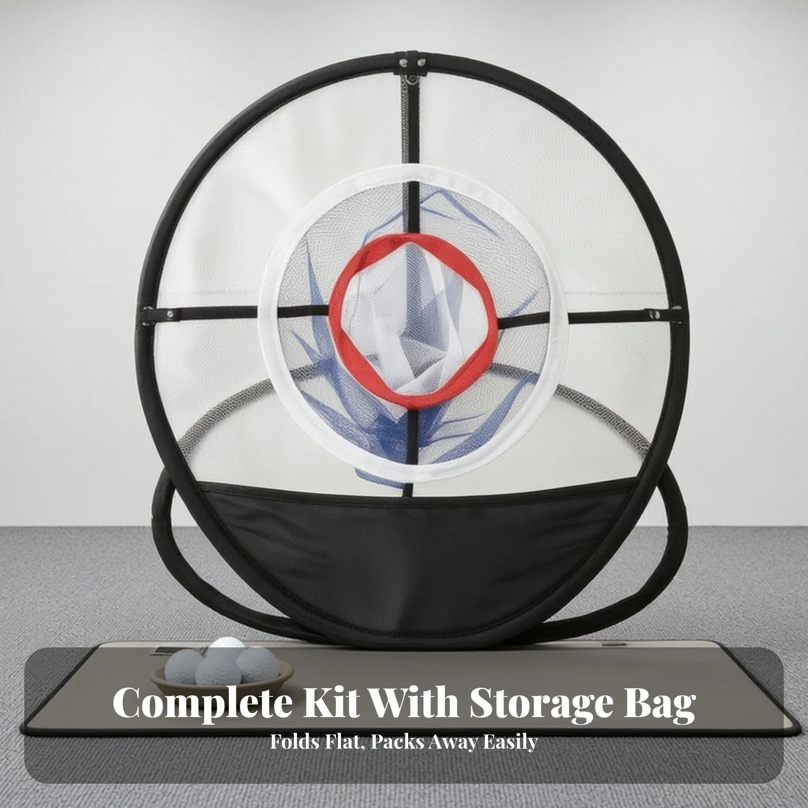 Golf Chipping Net Reinforced Golf Practice Net Equipment Waterproof Long-Lasting for Golfers, Backyard, Outdoor