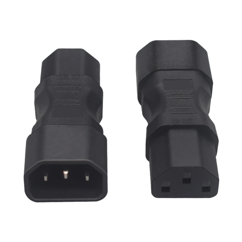 IEC320 C14 Male to C13 Female Power Connectors 3Pin Conversion Plugs Power Adapter Dropship