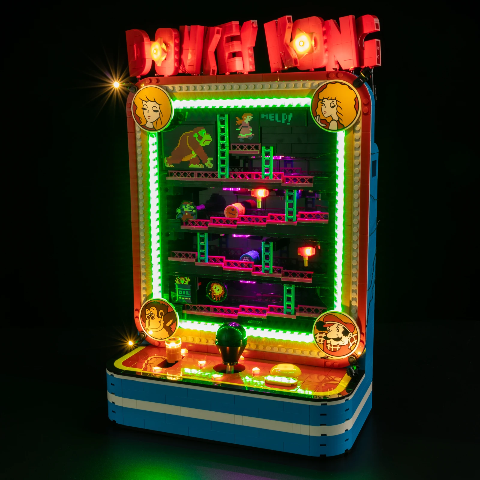 LED Light Kit  Suitable for LEGO Super Donkey Kong™ Arcade 72051 Building Blocks