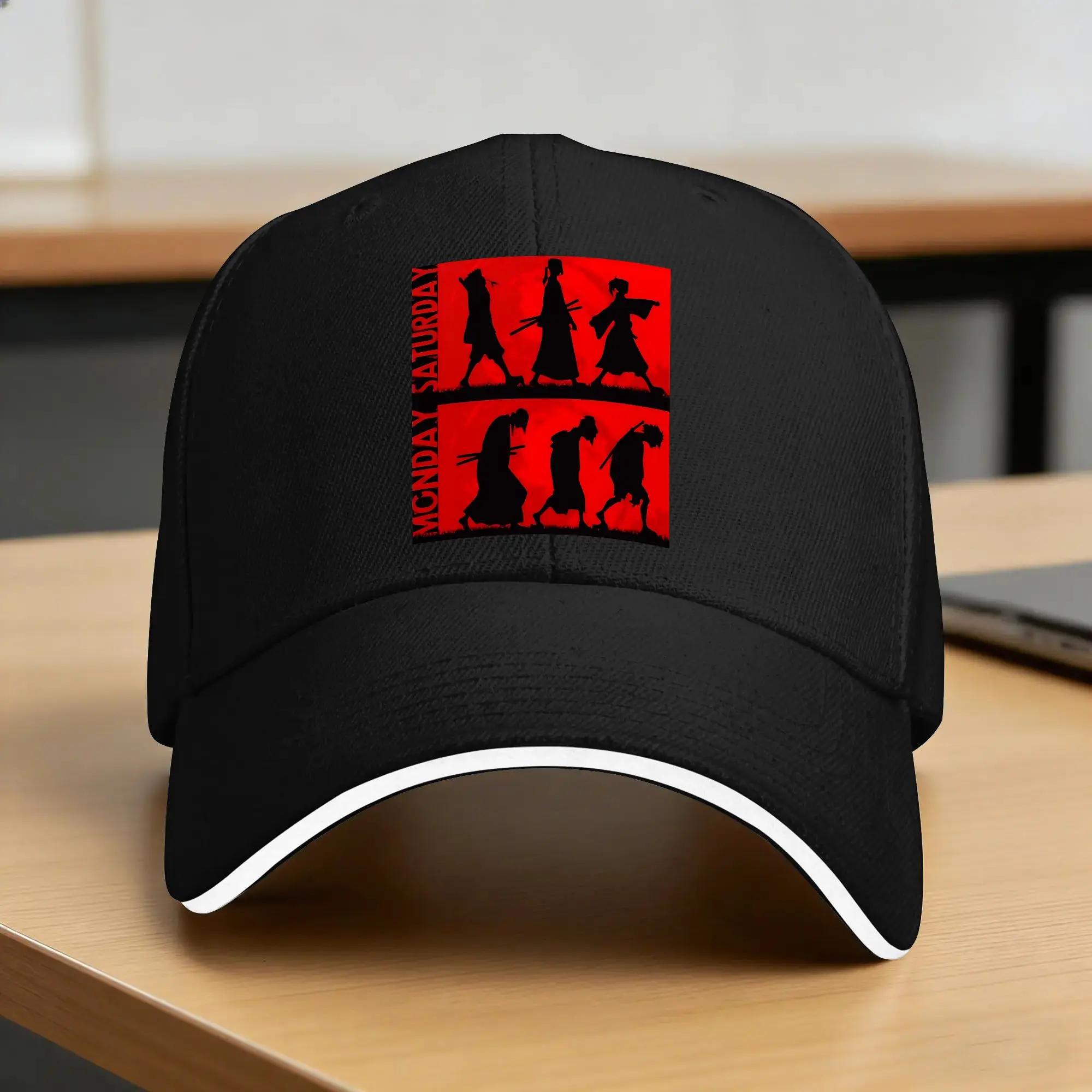 Summer Samurai Champloo Art Baseball Cap  Tennis Skate Fashion Trucker Hat Unisex-Teens Design Sun Baseball Caps