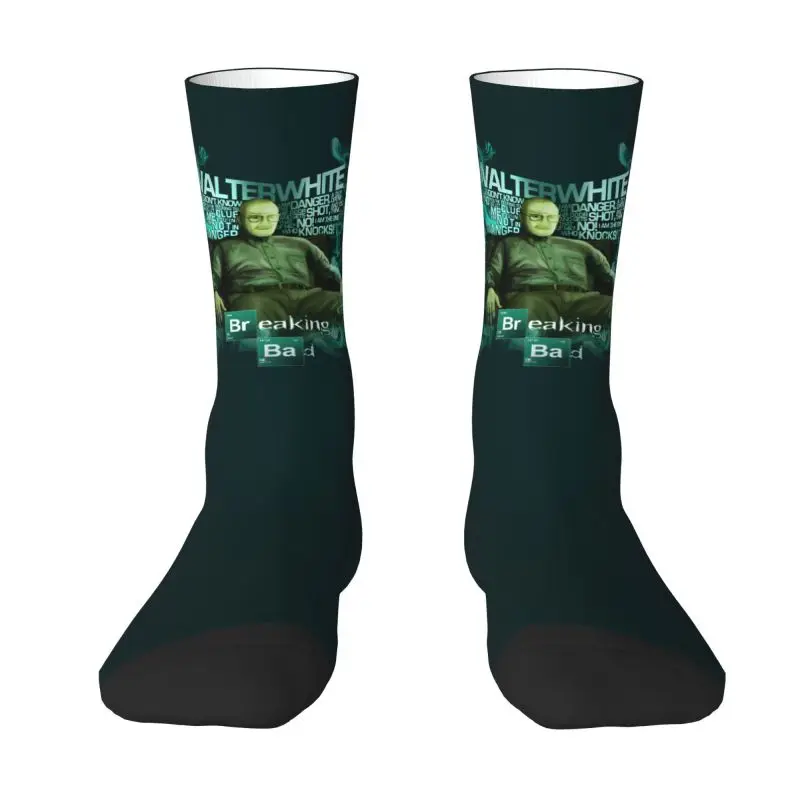 

Custom Fashion Breaking Bad Socks Men Women Warm 3D Printing TV Show Sports Basketball Socks