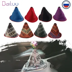 Bartoo-Universal JDM Style Bride RECARO Hyper Fabric Shift Knob Boot Cover Shifter Lever Collars  Auto Inter Accessories SFN059