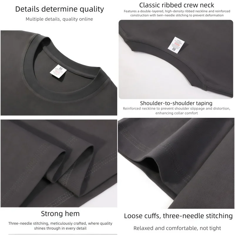 تي شيرت رجالي مطبوع عليه شجرة النخيل في كاليفورنيا ونمط المحيط من القطن الخالص بأكمام قصيرة، بلوفر صيفي كاجوال برقبة دائرية S-2XL