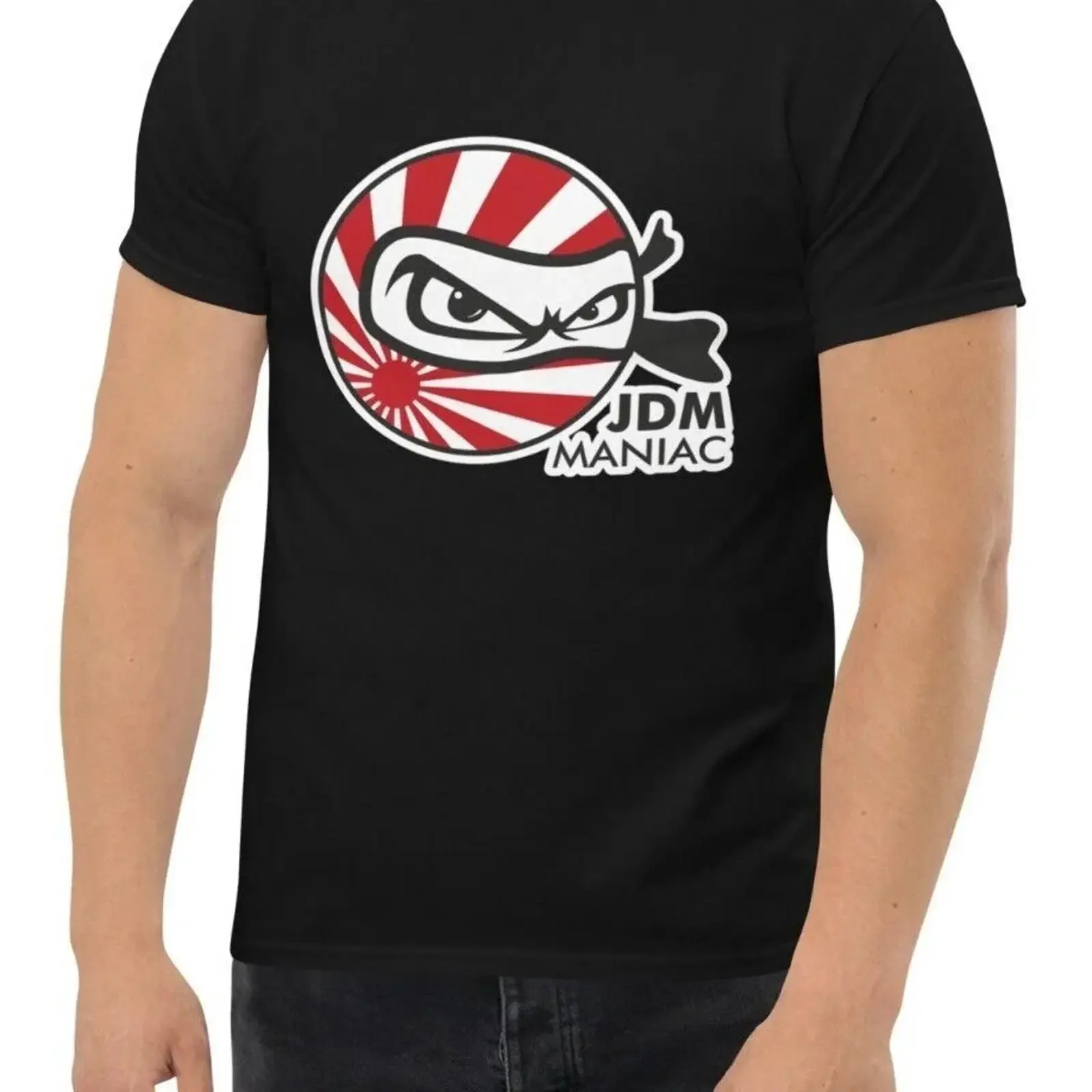 New JDM Maniac Men's T Shirt S 3XL Assorted Colors vintage Washed graphic Versatile Comfortable Soft fashion Stylish streetwear