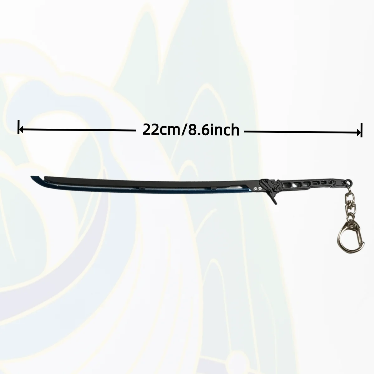 8.6inch Cyberpunk 2077 Metal Katana Sword Ninja Knife Original Samurai Sabre Japanese Katana Sabre Cosplay Accessories Prop Toy view 4