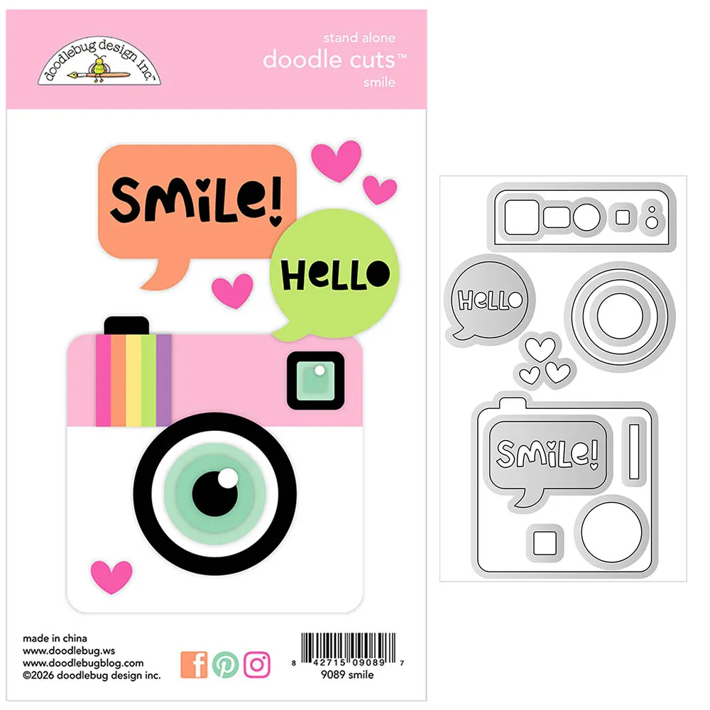 New Arrivals 2026 Smile Metal Craft Dies Cutting Photo Album for DIY Scrapbooking Stamp Paper Card Handmade Mold Embossing