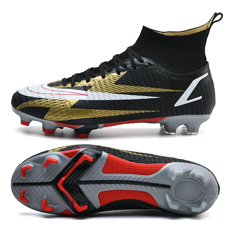 New cross-border football shoes, spikes and broken nails, comprehensive training shoes, sneakers, flying plus size