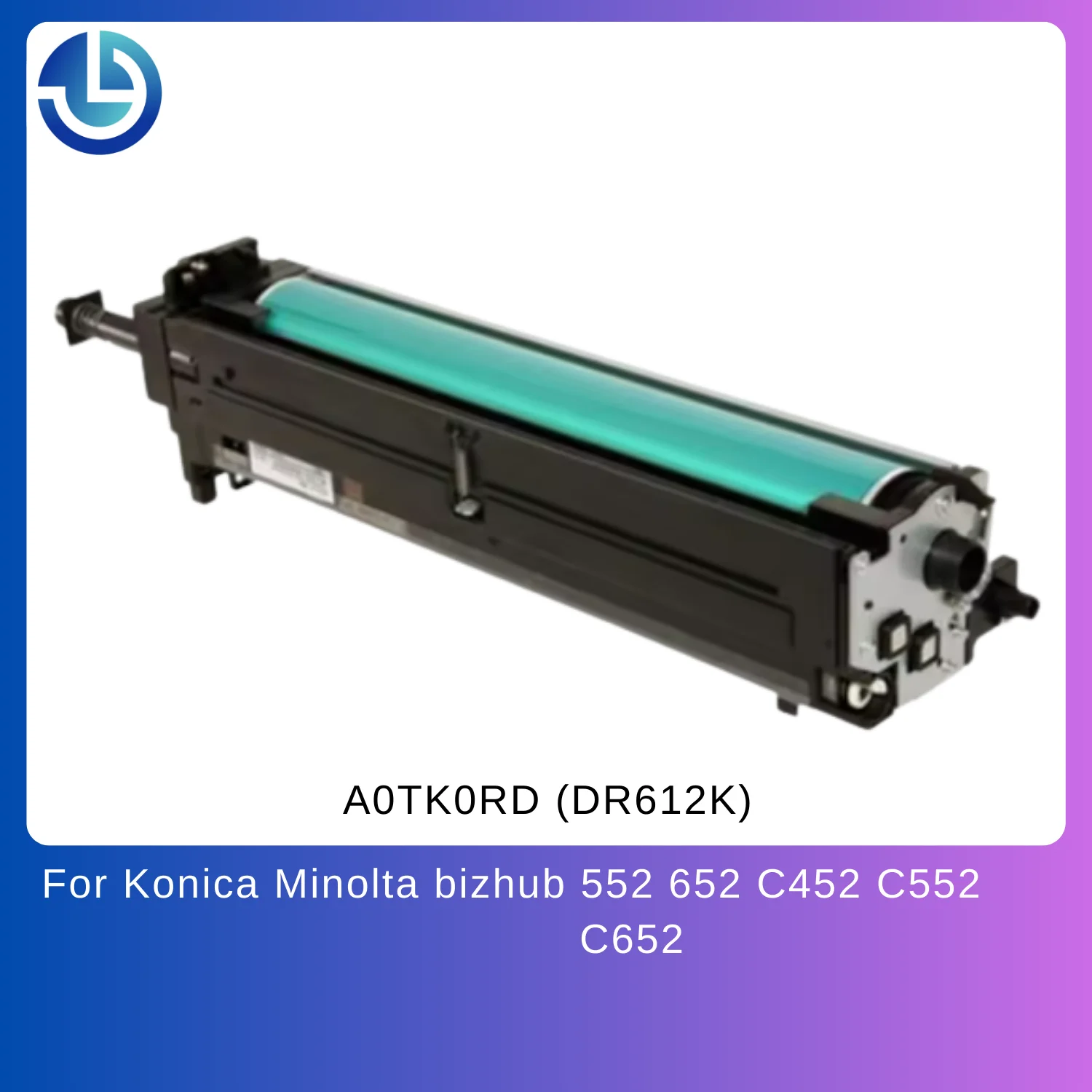 

Drum Unit For Konica Minolta bizhub 552 652 C452 C552 C652 A0TK0RD (DR612K) Black
