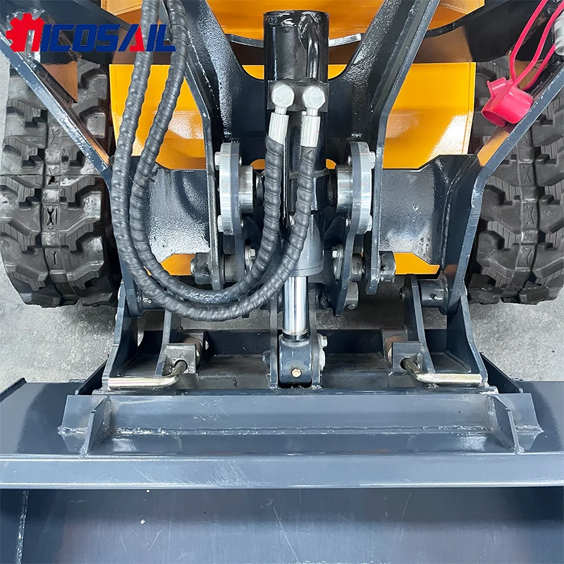 جرافة انزلاقية صغيرة للمسار الزاحف مع مرفقات للبناء والزراعة