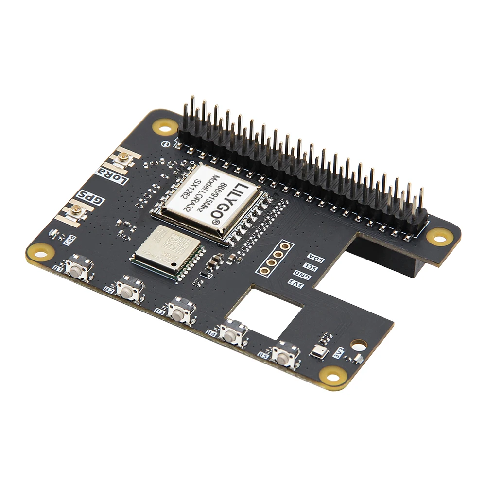 LILYGO® Accessories LoRa-Shield for T-ETH-ELite with GPS, LR1121, SX1262, SX1276, SX1280, Supports 433Mhz, 868Mhz, 915Mhz, 2.4G