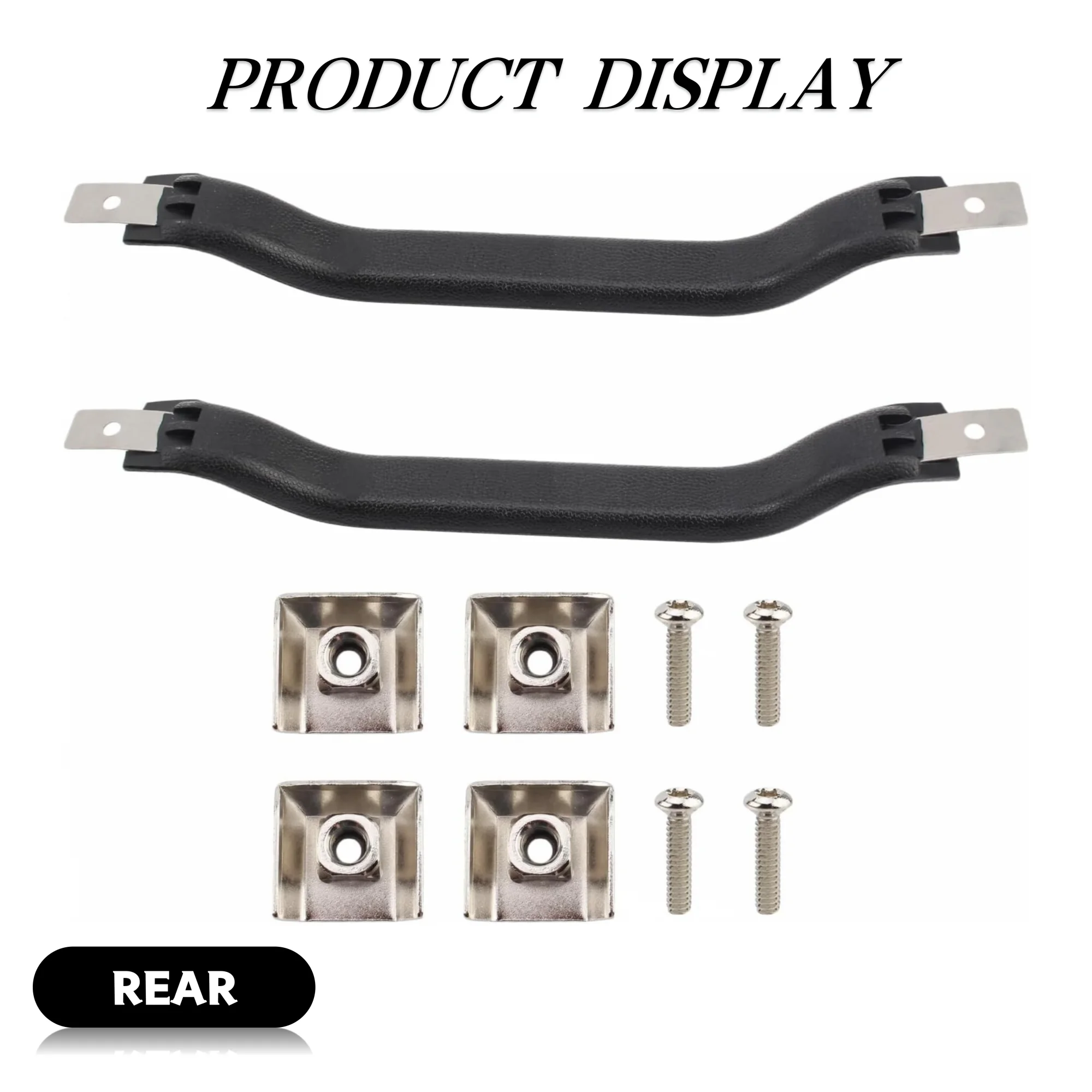 2 Pack Door Handle Pull for Jeep YJ Wrangler 1987-1995 Front Brown Inside Trim Driver and Passenger Side Replaces 55009801K