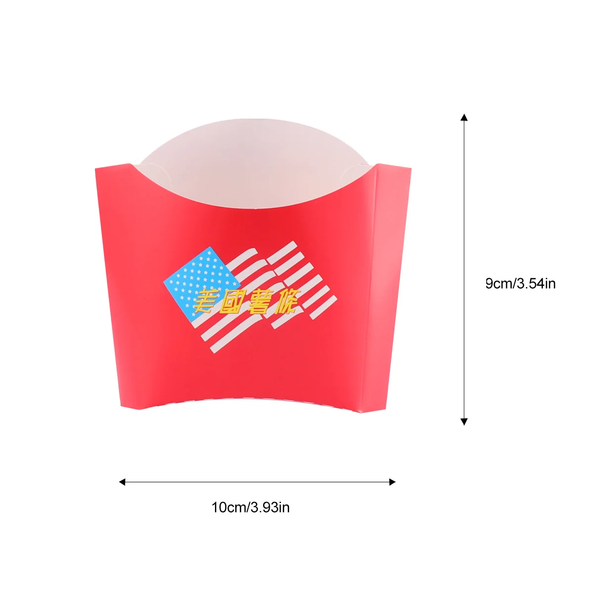 

100 Pcs Carton Snack Box Portable Tray with Lid Containers for Packaging Supplies