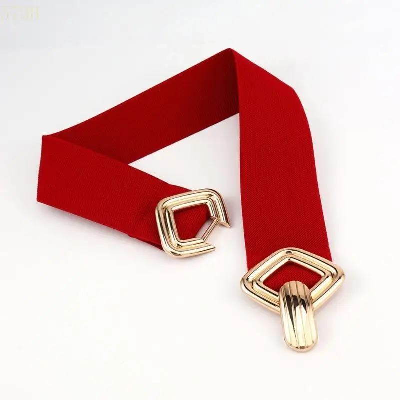 573B Cincha elástica Chancher Elegante Corrente larga para vestir cintura elástica da cintura da na cintura