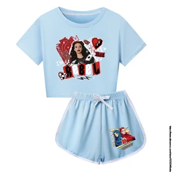 New Descendants 4 Summer Clothes Sets Kids Cartoon T-shirts Shorts Two-piece Set Baby Boys Tracksuit Girls Outfits Suit Gift