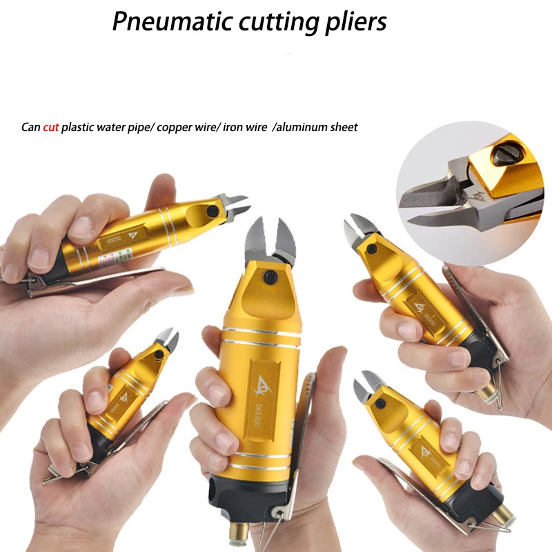 Pneumatic Scissors Manual Air Cutters Powerful Air Head for Cutting Plastic Water Gate Copper Iron Aluminum Line Industrial Tool