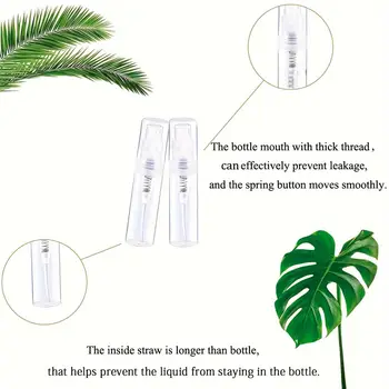 30/50/100 ks 2ml 3ml 5ml 10ml Přenosné prázdné znovu naplnitelné skleněné lahvičky na parfémy, kosmetické lahvičky, vzorky tenkých skleněných lahviček 8 nejlepší prodej dekantace parfému - №7