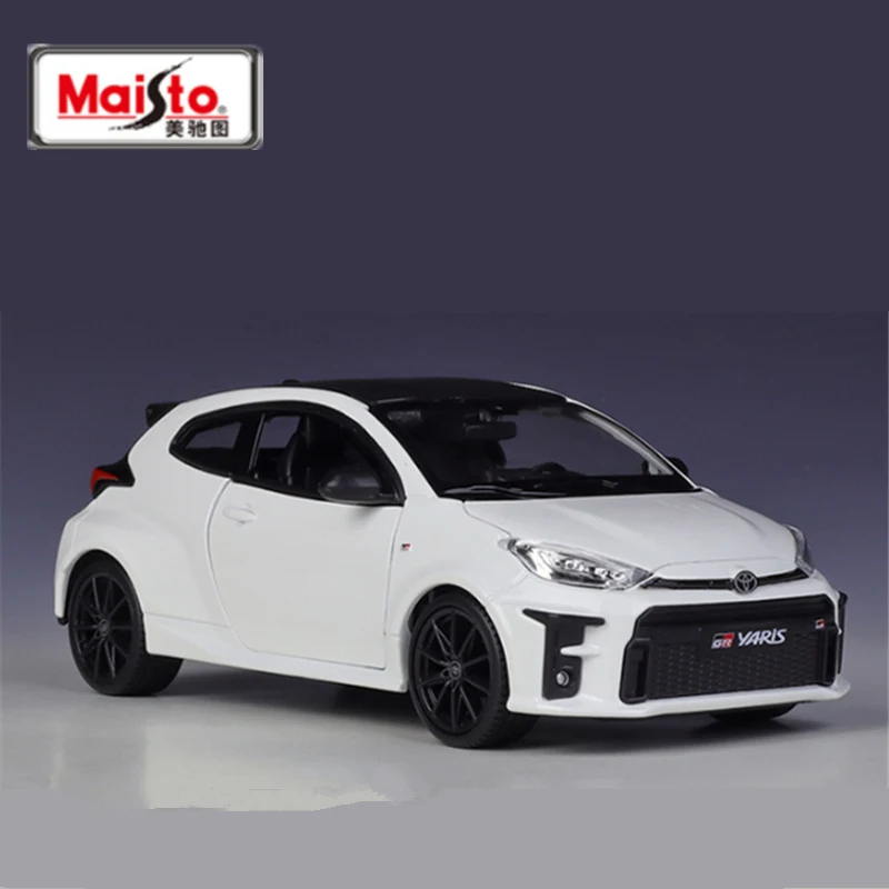 Maisto 1/24 Toyota GR Yaris Alloy Car Model Diecast Metal Toy Car Vehicles Model Simulation Collection Childrens Gift Decoration