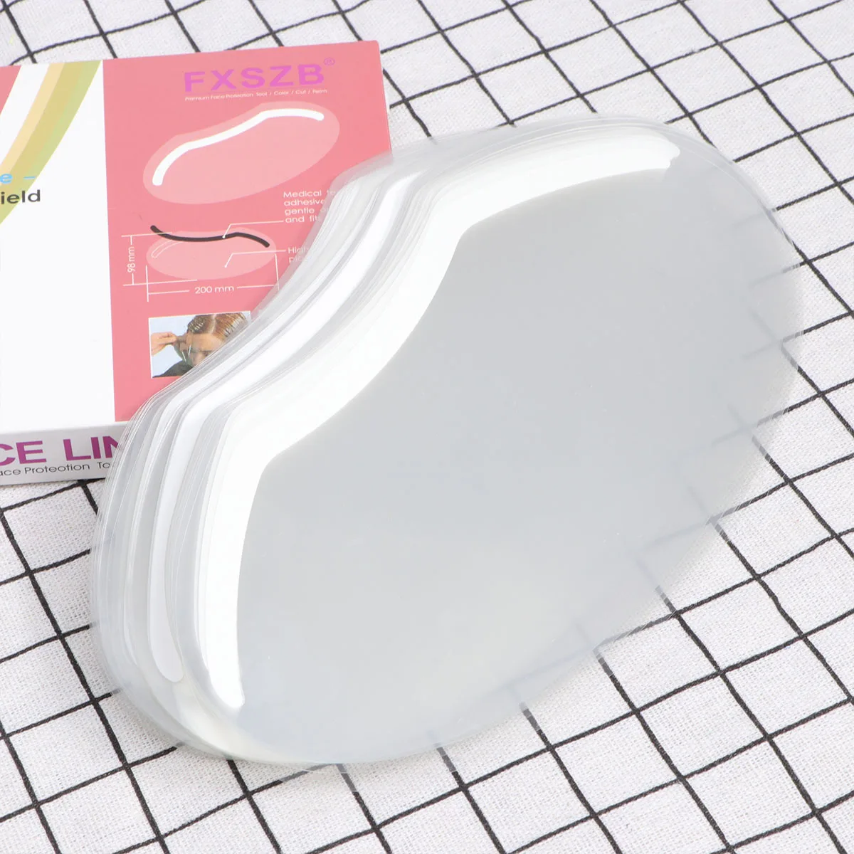 

50Pcs Transparent Hair Spray Salon Mask Lightweight Protective Guard for Eye Nose Protection during Haircut