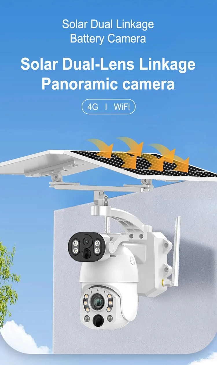 Fernglas-Zoom 99X drahtlose Solarkamera 4GSolarKamera Nachtsicht-High-Definition-Monitor