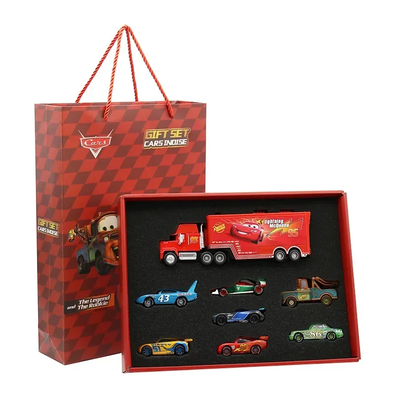 Disney Pixar Cars 3 Metal Diecast lightning McQueen Mater Champion Car Model Toy Gift Set Jackson Uncle Truck Boy Birthday Toys