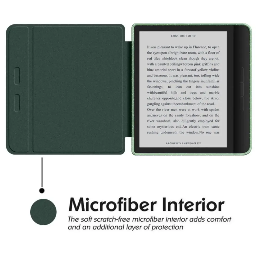 

Auto Wake/Sleep Protective Case Magnetic Shockproof Acrylic Back Cover Clear for For KOBO Libra Color/2 7 inch 2024 Released