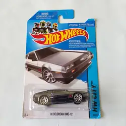 HOT WHEELS 1:64  81 DELOREAN DMC-12 Limited Collection die cast alloy Trolley model ornaments