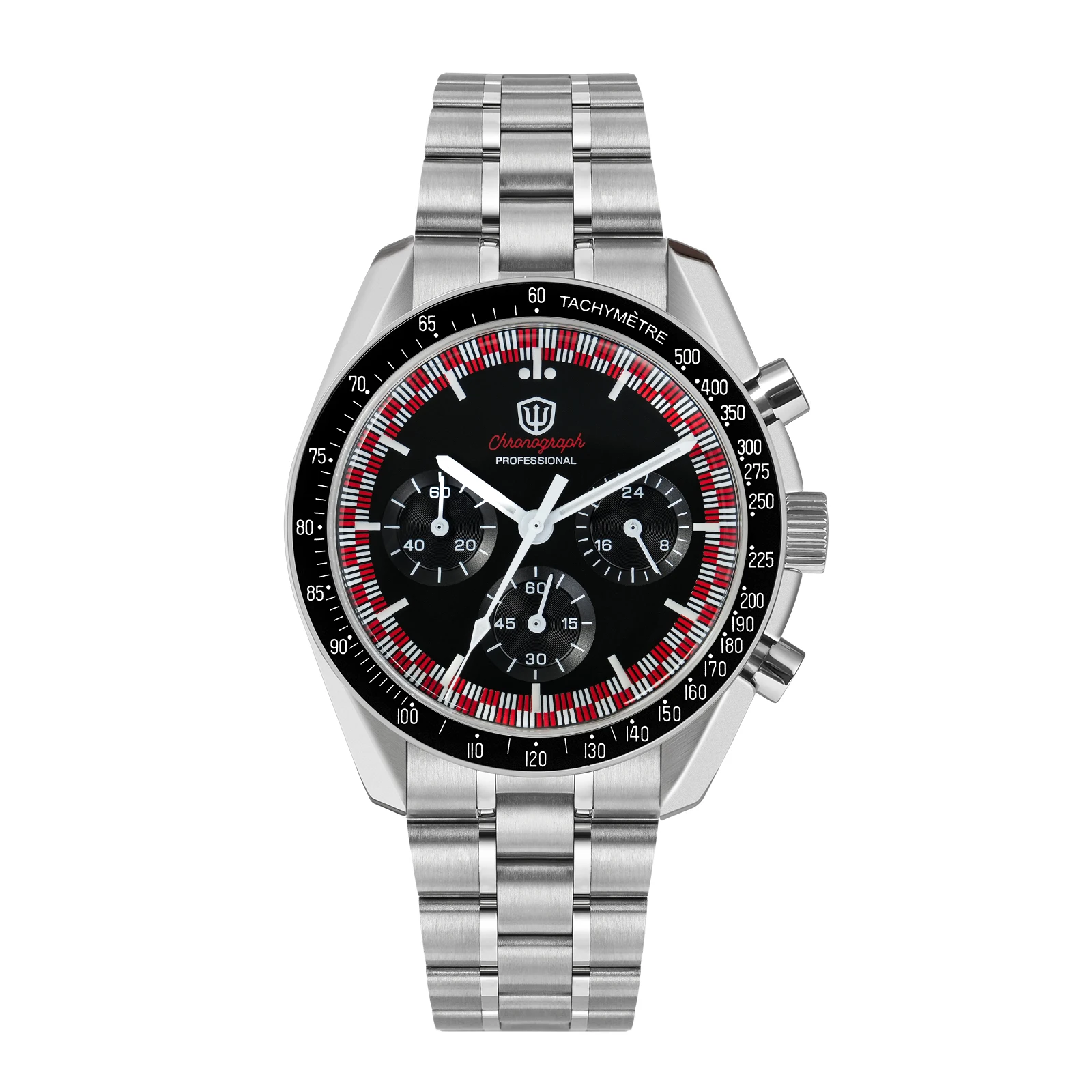 最新商品 VK63クロノグラフ 39mm カラフルCZダイヤモンドベゼル 【公式