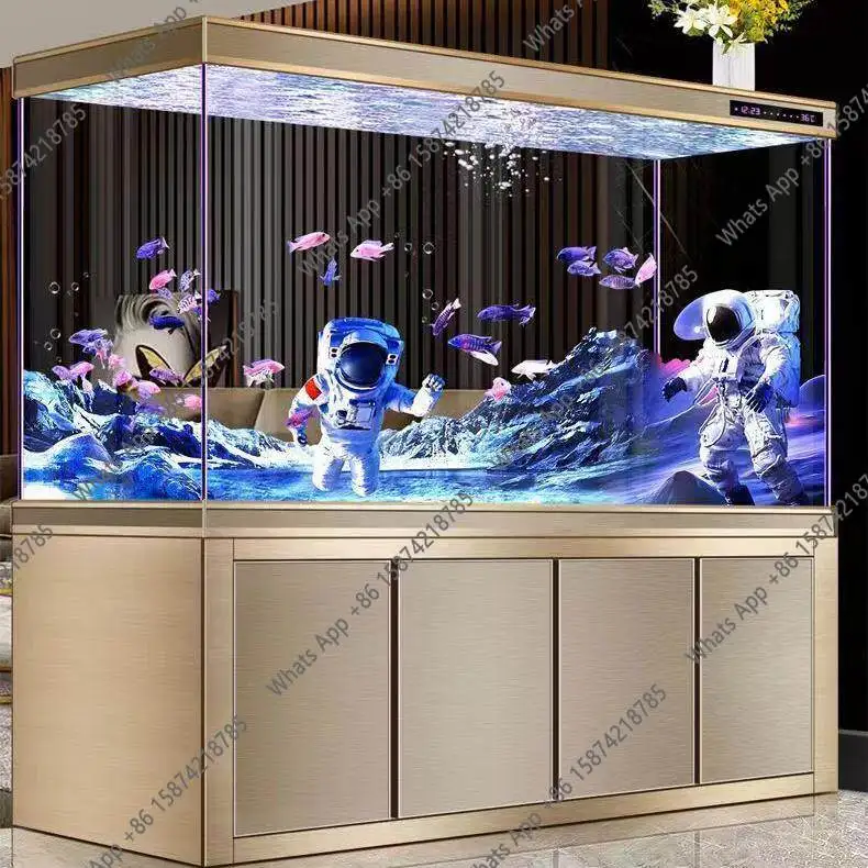 

Rt Aluminum Alloy Dragon Fish Tank Bottom Filter New Medium Large Living Room Household Ecological Cycle Free Of Water Change