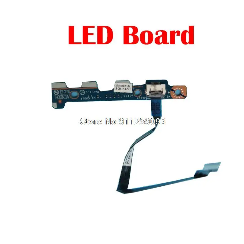 Laptop LED Board For Lenovo For Ideapad Y700-14ISK 80NU 5C50K44734 With Cable New