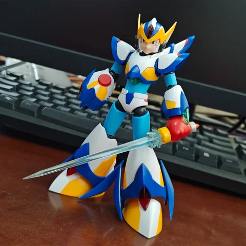 Rockman Kp701 X Fifth Form Falcon Armor Model Kit Action Figures Desktop Ornament Doll Mega Man Boy Toy Gift Collectible