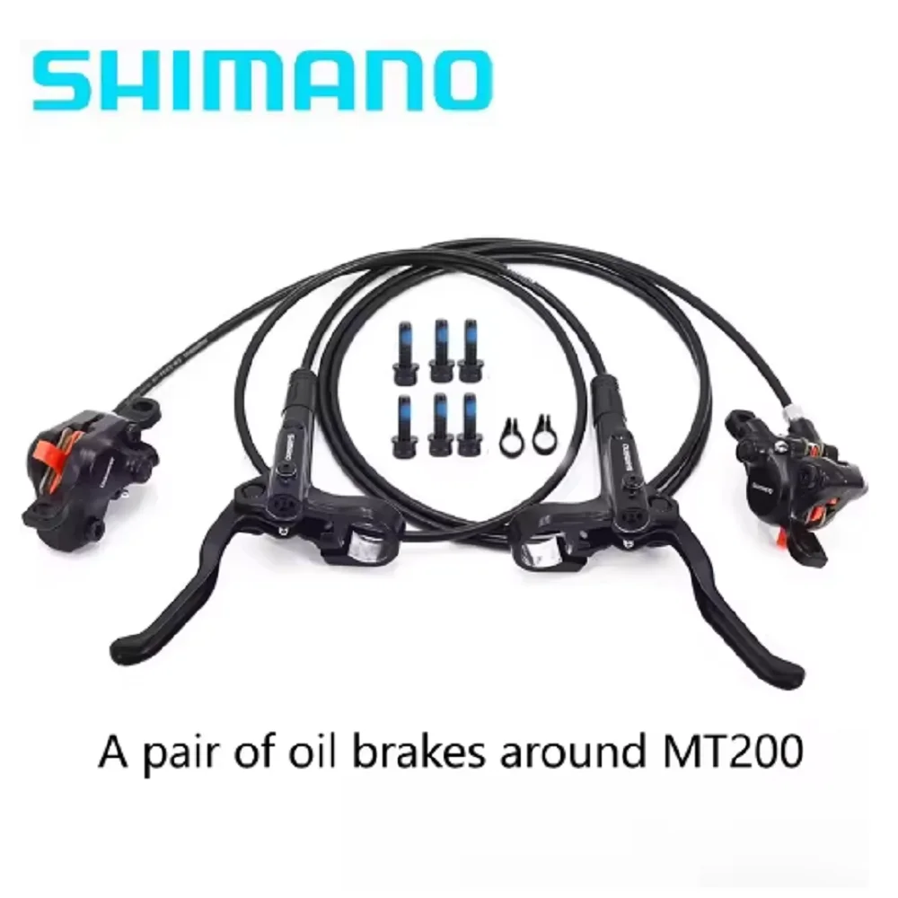 Shimano MT200 BR Left Front 800mm Right Rear 1450mm MTB Mountain Bicycle Hydraulic Disc Brake Original