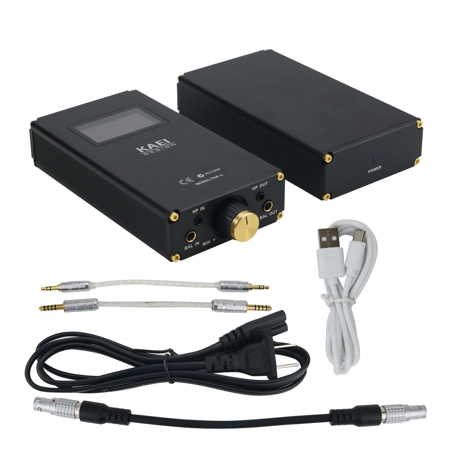 

KAEI TAP-1 4900MW Portable Desktop Full Balanced Headphone Tube Amp with PSU-1 Hifi Linear Power Supply