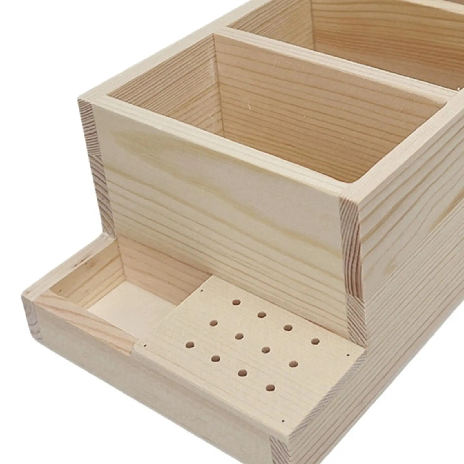 Nail Art Tool Stand Display Wooden 12 Holes Nail Bits Storage for Up200 Nail Drill Machine Accessories