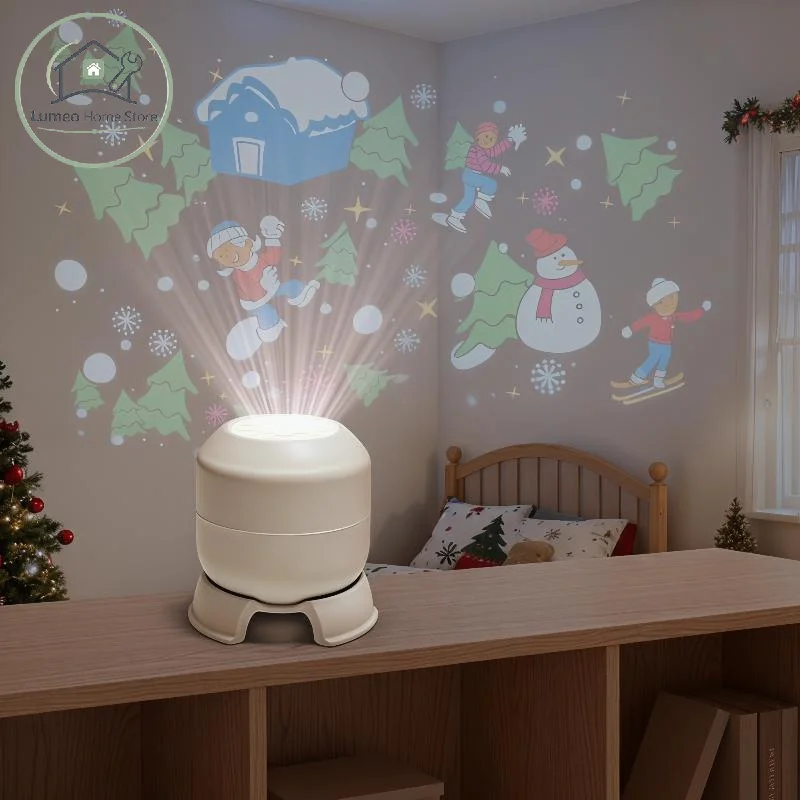 Ocean Projector LED Lamp with Dynamic Lighting for Relaxing Home Ambiance