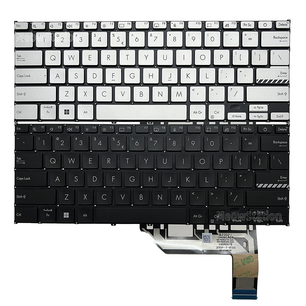 

Новая американская клавиатура для ASUS Vivobook Go 14 E1404 E1404G E1404GA E1404F E1404FA E1404FA-NK255W. без подсветки