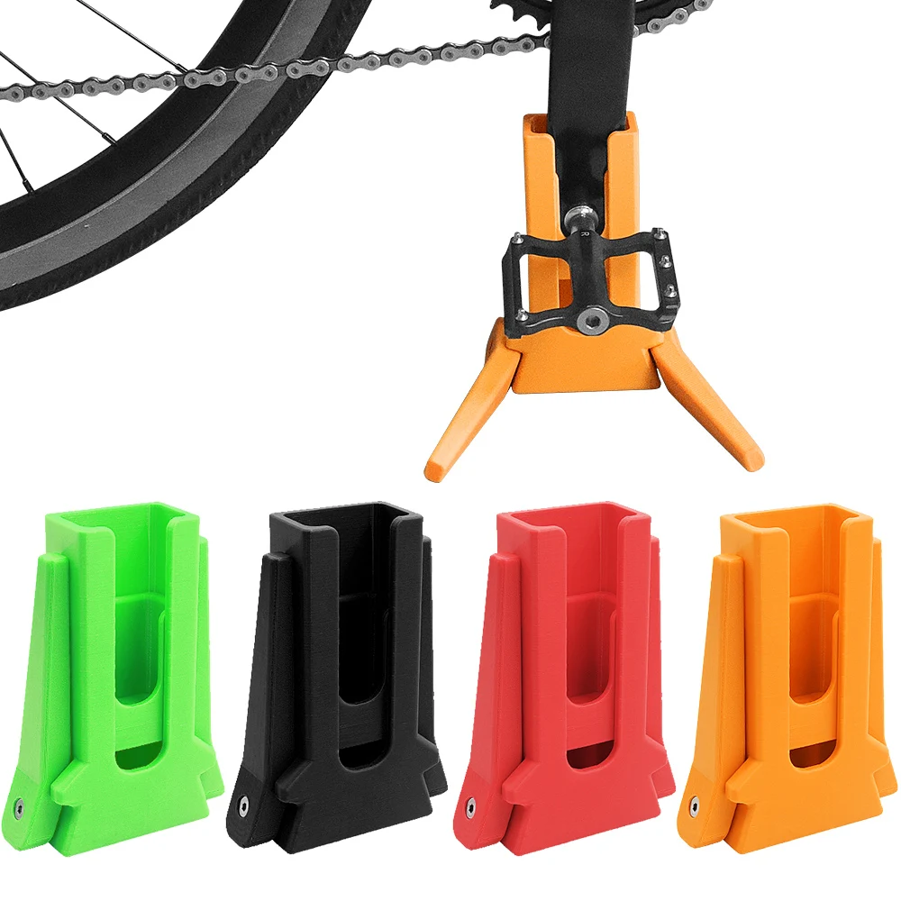 ALLTOO pieza de bicicleta MTB soporte de bicicleta de montaña Pedestal soporte de pie ajustable de 7 engranajes soporte de soporte de patada trasera accesorio de ciclismo