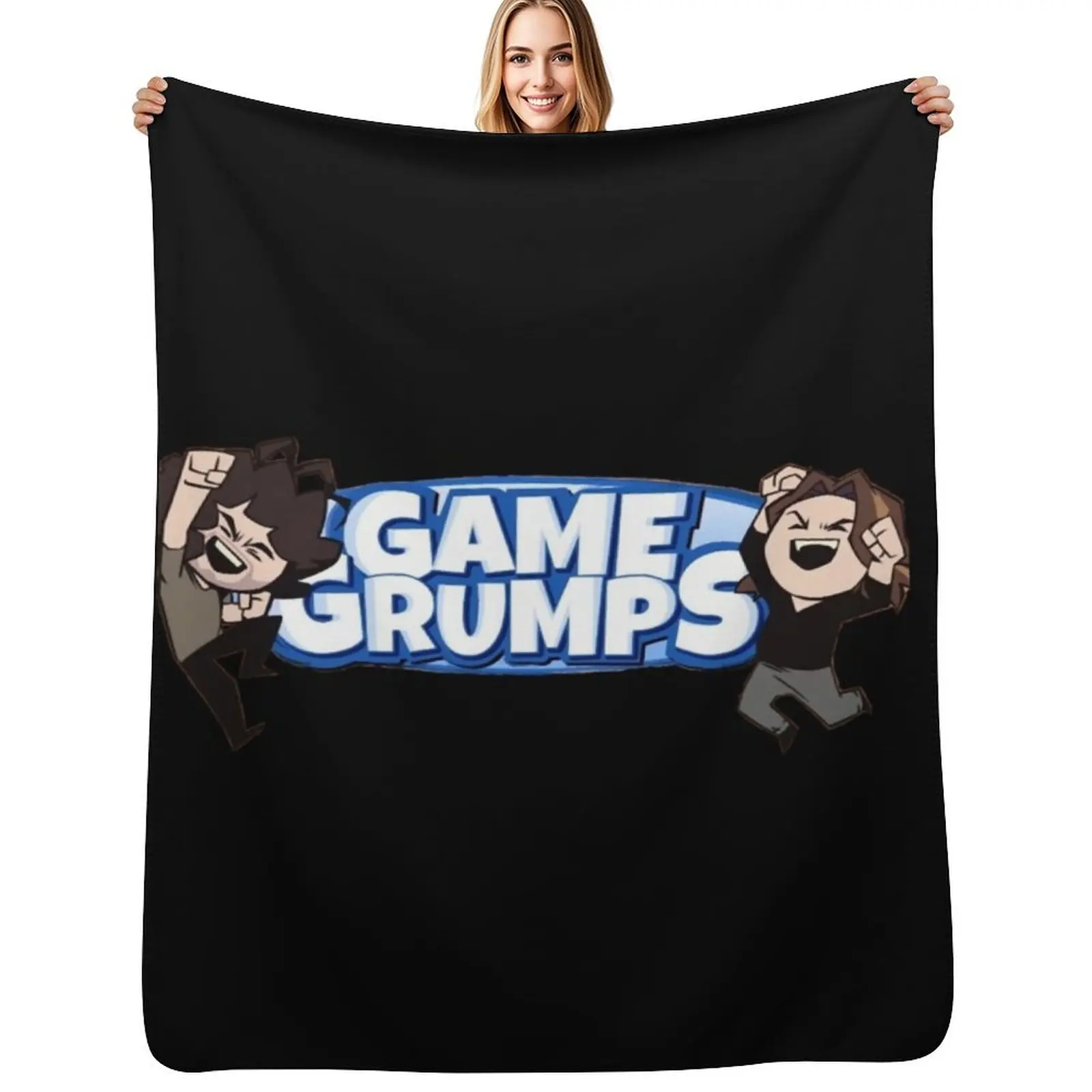 

And were the game grumps Throw Blanket Decorative Throw Bed Fashionable Bed covers Furrys Blankets