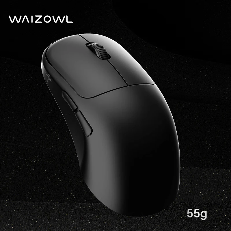 Waizowl OGM Cloud Wireless Mouse Paw3950 8k Three mode Game Mouse Lightweight PC Game Player Customized Game Accessories Gift