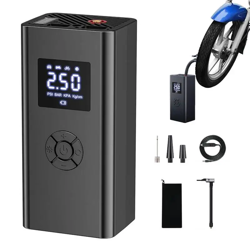 

Portable Automobile Air Compressor Digital Tire Auto Shut Off 150 PSI Inflation Pump Tire Compression Pump Compressor Car Motor